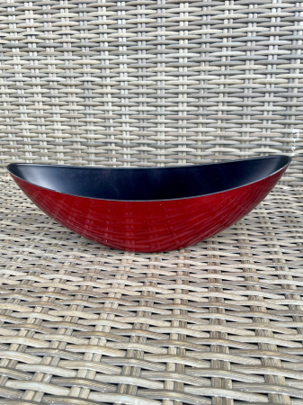 CRACIUN 2026 - Vas tip 'barcuta' rosu 34 cm