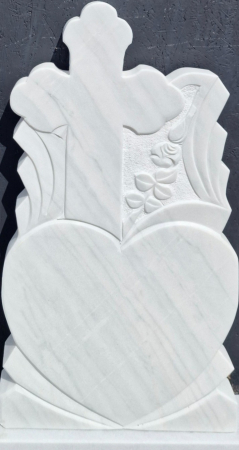 Cruci Marmura - MONUMENT FUNERAR MARMURA ALBA