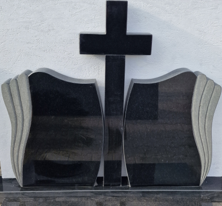 Cruci Granit - MONUMENT FUNERAR GRANIT NEGRU