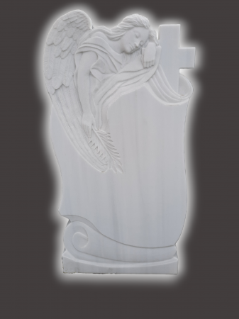 Cruci Marmura - MONUMENT FUNERAR MARMURA ALBA