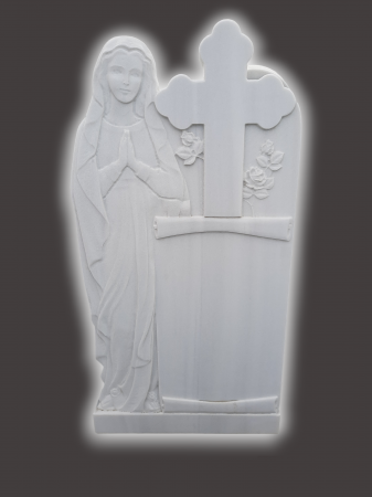 Cruci Marmura - MONUMENT FUNERAR MARMURA ALBA