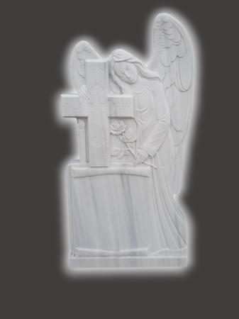 Cruci Marmura - MONUMENT FUNERAR MARMURA ALBA