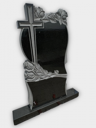 Cruci Granit - MONUMENT FUNERAR GRANIT NEGRU