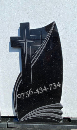 Cruci Granit - MONUMENT FUNERAR GRANIT NEGRU