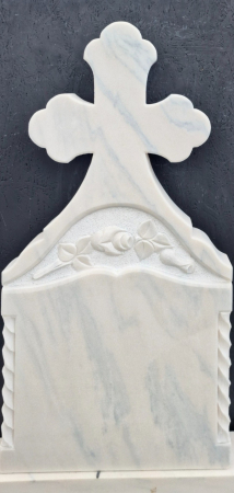 Cruci Marmura - MONUMENT FUNERAR MARMURA ALBA