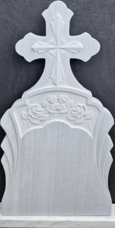 Cruci Marmura - MONUMENT FUNERAR MARMURA ALBA