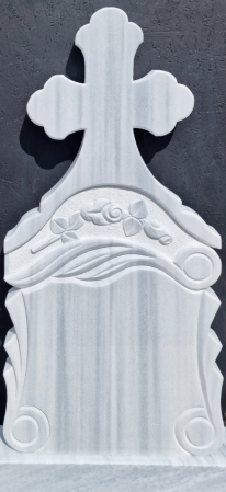 Cruci Marmura - MONUMENT FUNERAR MARMURA ALBA