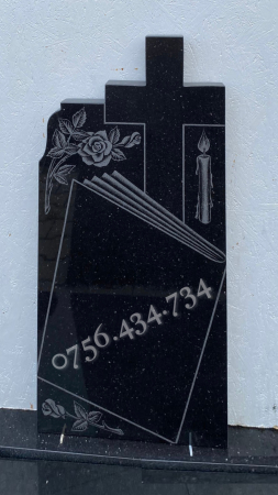 Cruci Granit - MONUMENT FUNERAR GRANIT NEGRU