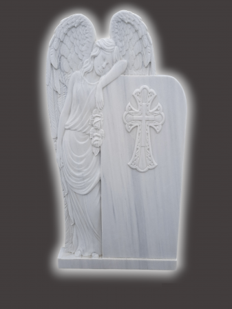 Cruci Marmura - MONUMENT FUNERAR MARMURA ALBA
