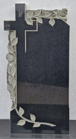 Cruci Granit - MONUMENT FUNERAR GRANIT NEGRU