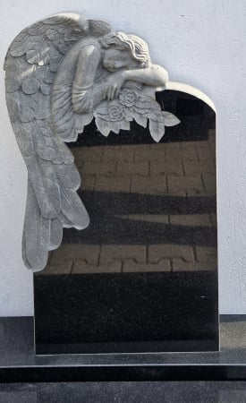 Cruci Granit - MONUMENT FUNERAR GRANIT NEGRU