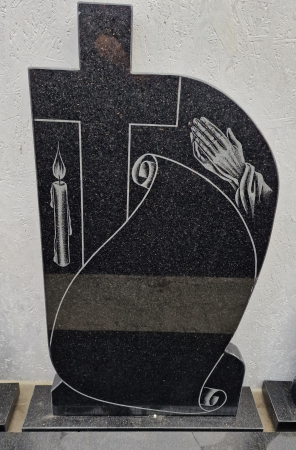 Cruci Granit - MONUMENT FUNERAR GRANIT NEGRU