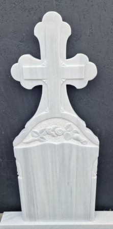 Cruci Marmura - MONUMENT FUNERAR MARMURA ALBA
