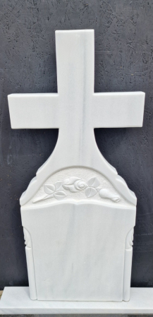 Cruci Marmura - MONUMENT FUNERAR MARMURA ALBA