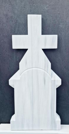 Cruci Marmura - MONUMENT FUNERAR MARMURA ALBA