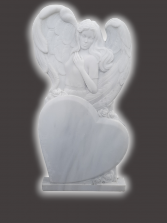 Cruci Marmura - MONUMENT FUNERAR MARMURA ALBA