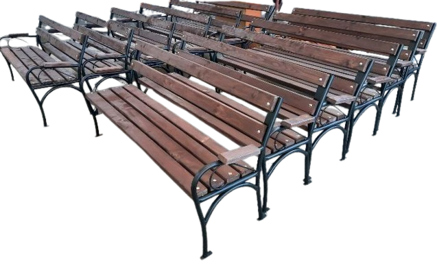 Banca parc cu cotiere 180 cm [1]