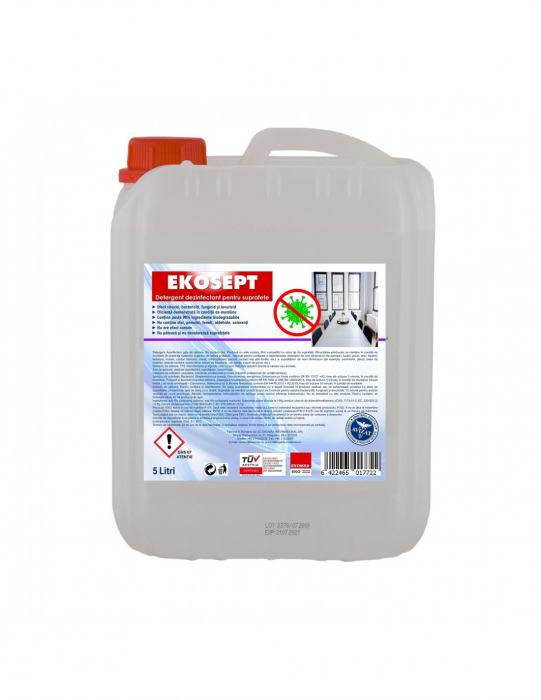 EkoSept Detergent dezinfectant pentru suprafete canistra 5 litri [1]