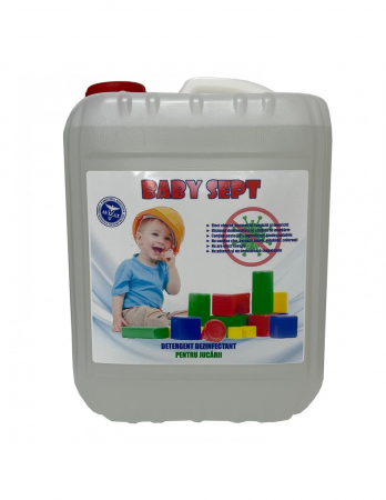 Produse dezinfectare - Baby Sept Detergent dezinfectant pentru jucarii canistra 5 litri