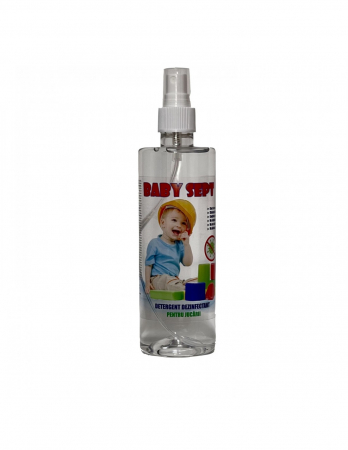 Produse dezinfectare - Baby Sept Detergent dezinfectant pentru jucarii flacon 330 ml cu pulverizator