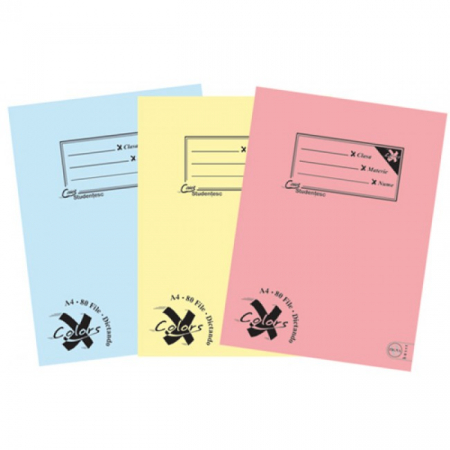 Articole de hartie - Caiet A4 48 File- 5 Buc