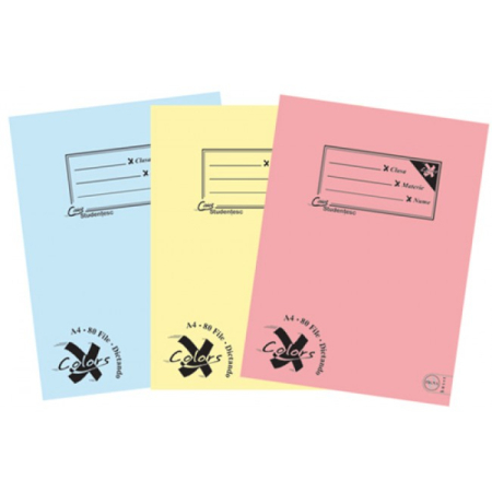Articole de hartie - Caiet A5 48 File- 3 Buc