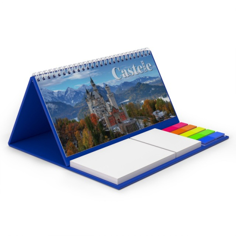 Agende & Calendare - Calendar de birou cu notite repozitionabile DM202 Castele
