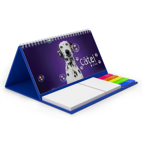 Agende & Calendare - Calendar de birou cu notite repozitionabile DM202 Catei