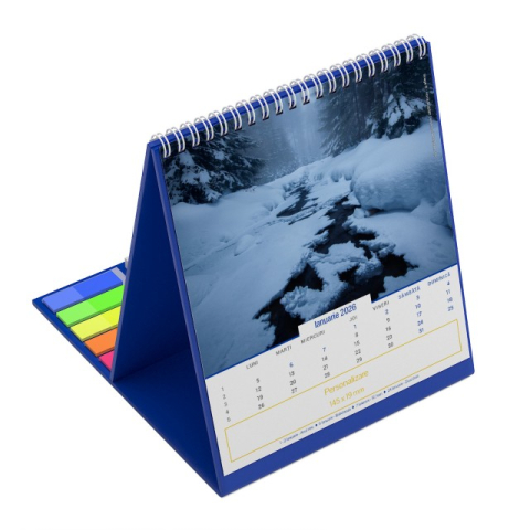 Agende & Calendare - Calendar de birou cu notite repozitionabile DM203 Albastru Horia Bogdan