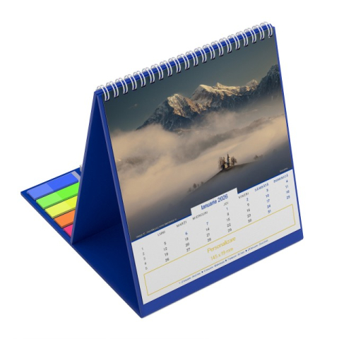 Agende & Calendare - Calendar de birou cu notite repozitionabile DM203 Around the World Dan Mirica