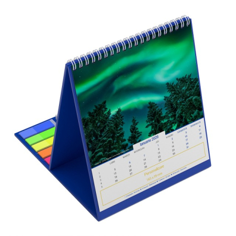 Agende & Calendare - Calendar de birou cu notite repozitionabile DM203 Aurora Borealis Horia Bogdan