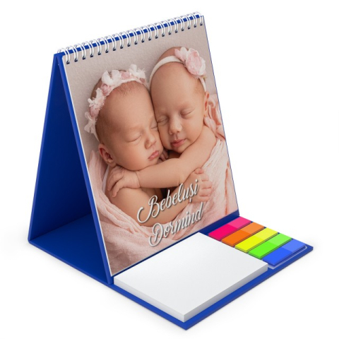 Agende & Calendare - Calendar de birou cu notite repozitionabile DM203 Bebelusi Dormind