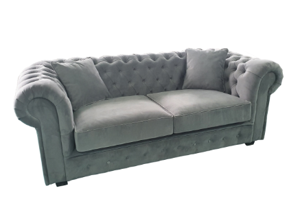 Alte scaune - CHESTERFIELD SOFA 2.4M WITH BUTTONS