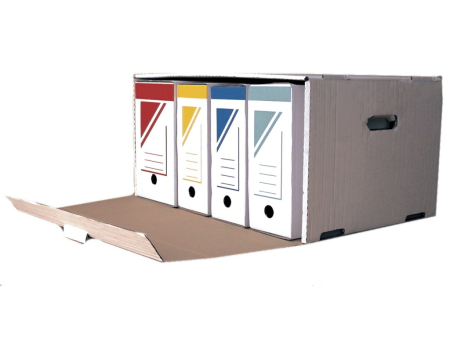 Organizare si arhivare - Container arhivare suprapozabil 250MM X 500MM X 320MM- 2 BUC