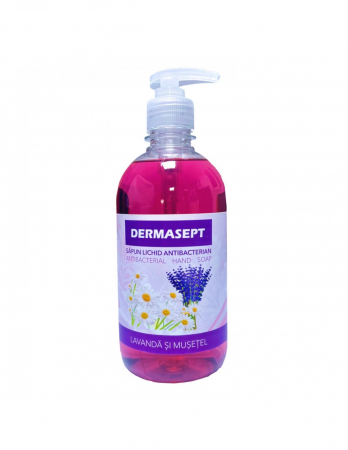 Produse dezinfectare - Dermasept sapun lichid antibacterian 500 ml cu pompita