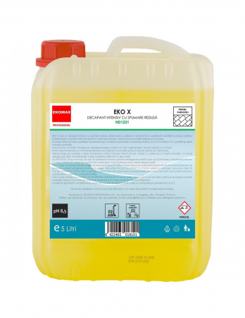 Pardoseli - Eko X decapant intensiv cu spumare redusa canistra 5 litri