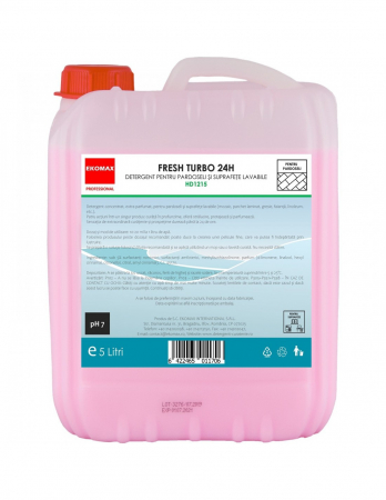 Pardoseli - Fresh Turbo 24H detergent pardoseli canistra 5 litri