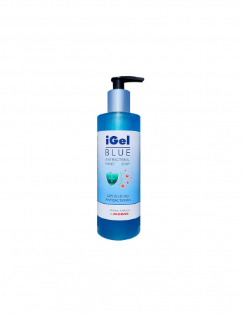 Produse dezinfectare - iGel Blue Antibacterial Hand Soap Sapun lichid dezinfectant flacon 500 ml cu pompita