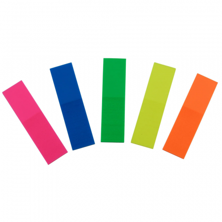 Papetarie & Birotica - Index Plastic 5 Culori- 2 Buc
