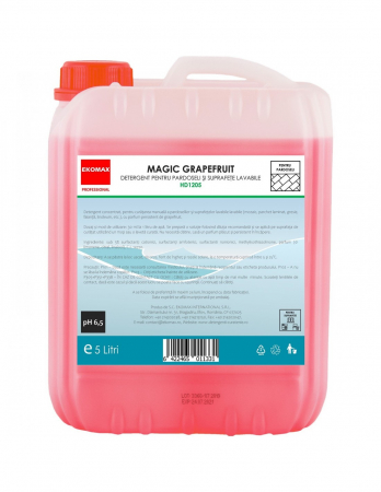 Pardoseli - Magic Grapefruit detergent pardoseli canistra 5 litri