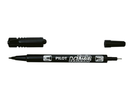 Instrumente de scris - Marker 2 Capete Pilot- 5 Buc