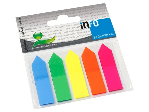 Organizare si arhivare - Page Marker Color Sageata din plastic - 2 buc