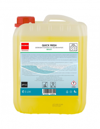 Pardoseli - Quick Fresh detergent automat cu uscare rapida canistra 5 litri