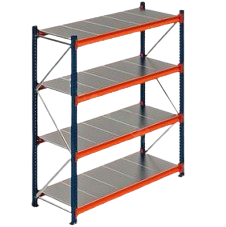 Rafturi metalice - RAFT 4 POLITE 250X120X60 CM  PORTANTA 800 KG