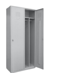Vestiare metalice - VESTIAR COMPARTIMENTAT  2 USI 180X80X45 CM