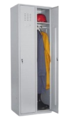 Vestiare metalice - VESTIAR COMPARTIMENTAT  2 USI 180X60X45 CM