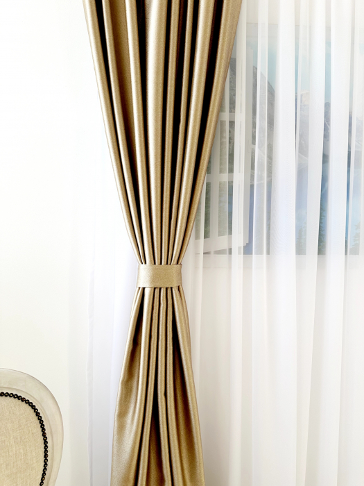 Draperie Blackout Crem Satinat [3]