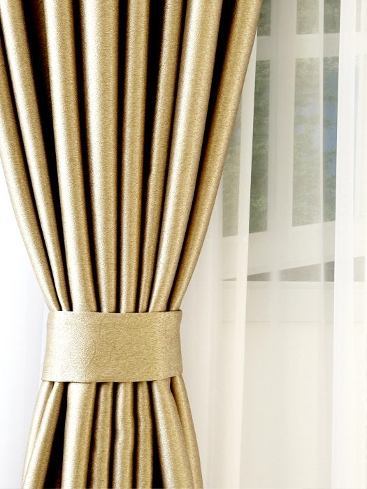 Draperie Blackout Crem Satinat [4]