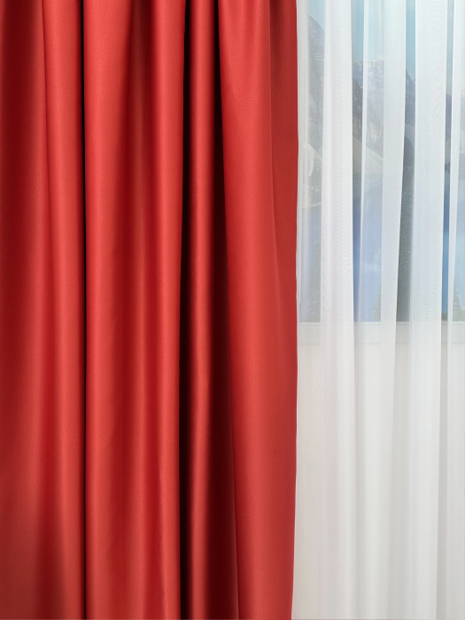 Draperie Blackout Roșu Rodie [6]