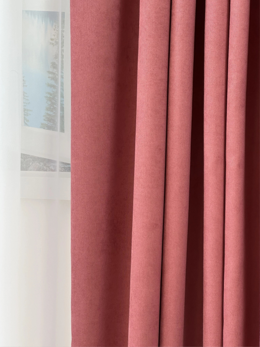 Draperie Soft Roz-Închis [6]